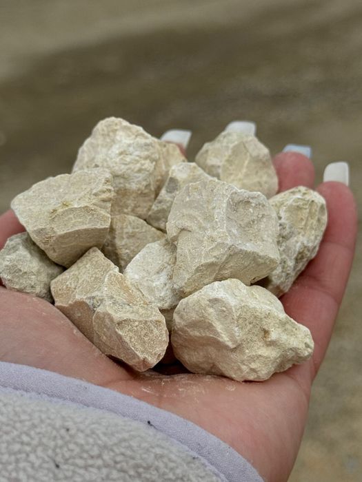 Piatra alba sparta de calcar pentru garduri, alei 30-90