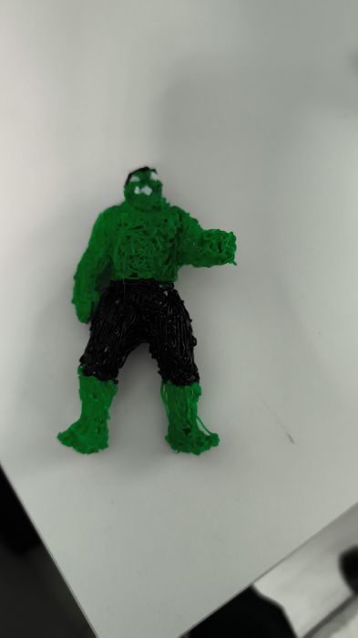 Фигурка Халка ручной работы  3D ручка