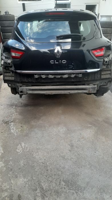 Haion Cu Luneta Stopuri Portbagaj Spate Complet Renault Clio 4 Hatchback Scurt Negru