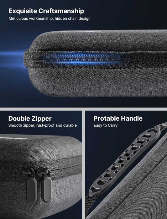 Husă transport JSAUX Steam Deck OLED,carcasă de protecție rigidă