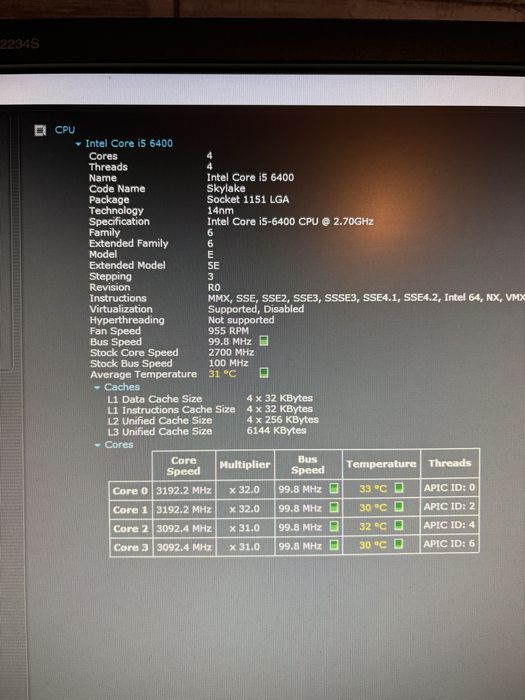 Дъно Asus Prime h270 и процесор i5 6400