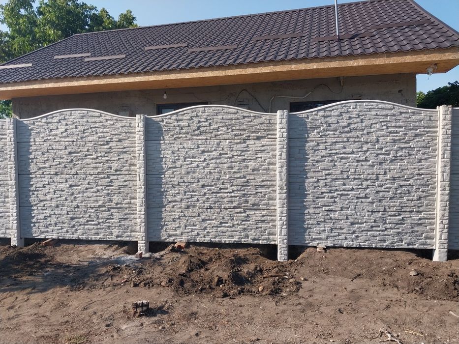Gard de beton vibropresat