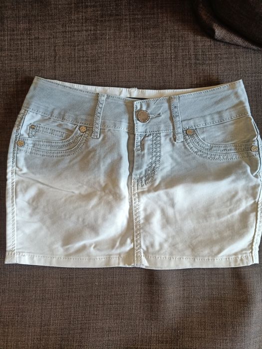 Юбка джинсовая мини