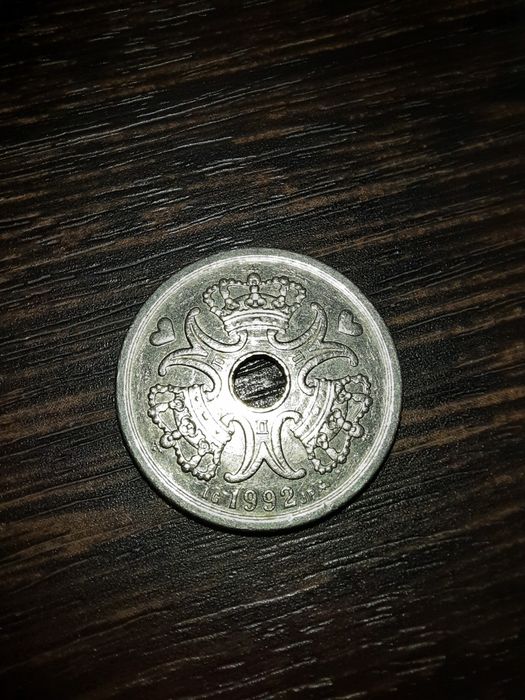 Датская 1 крона 1992