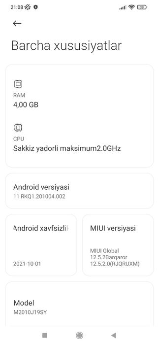 Redmi 9T Black ideal