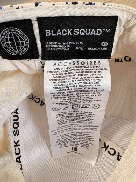 Sapca alba cu stropi negru/albastru fashion tip New yorker one size