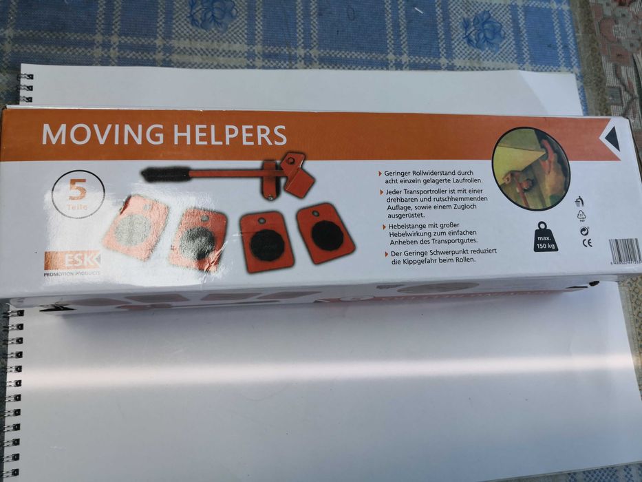 Set pt. transport mobila cu elevator max. 150 kg