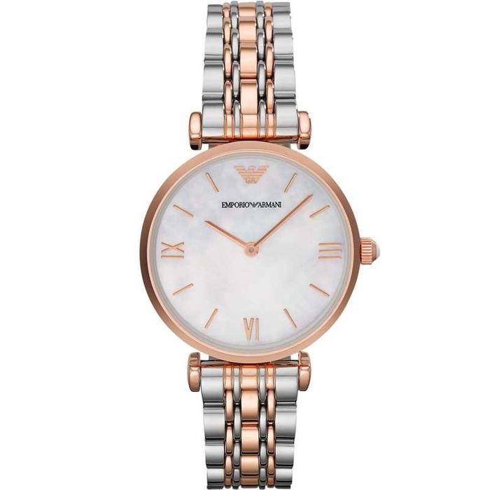 Emporio Armani Gianni T-Bar - Rose Gold - нов дамски часовник