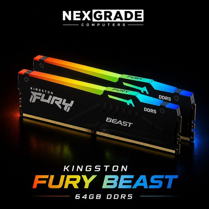 Kingston Fury Beast 64GB DDR5 2x32 RGB