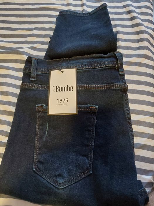 Blugi Bărbați Slim Fit Bumbac Nr 36 Noi Cu Etichetă