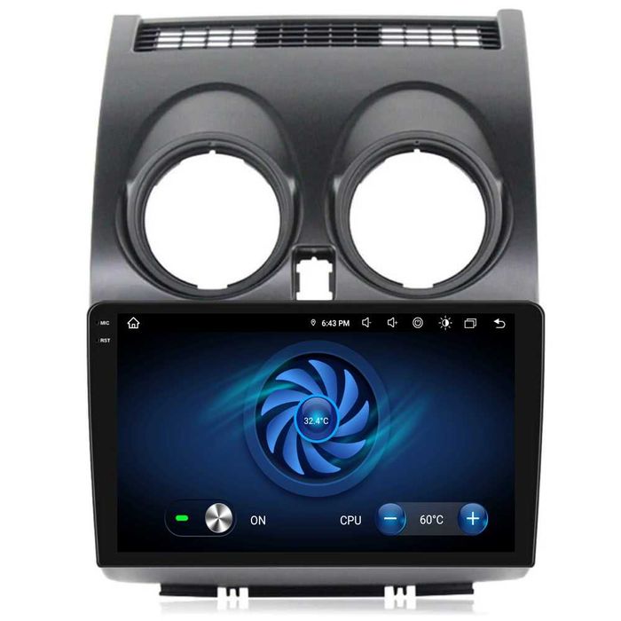 Navigatie Android Dedicata Nissan Qashqai J10 (2007-2013), BT, Carplay
