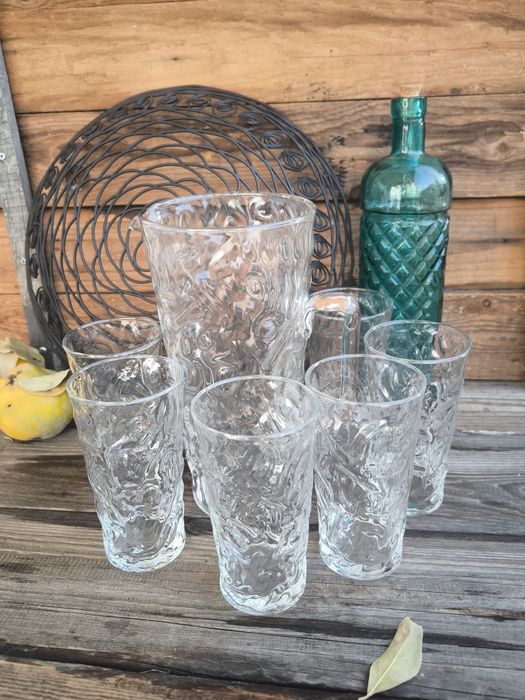 Комплект кана и чаши 6 броя