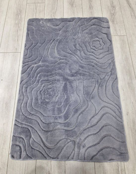 Коврик для ванной комнаты La ola серый 80*120