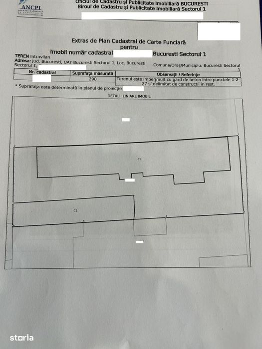 Vanzare teren zona Aviatorilor