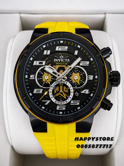 INVICTA Stage Yellow 49 mm, Инвикта нов мъжки часовник