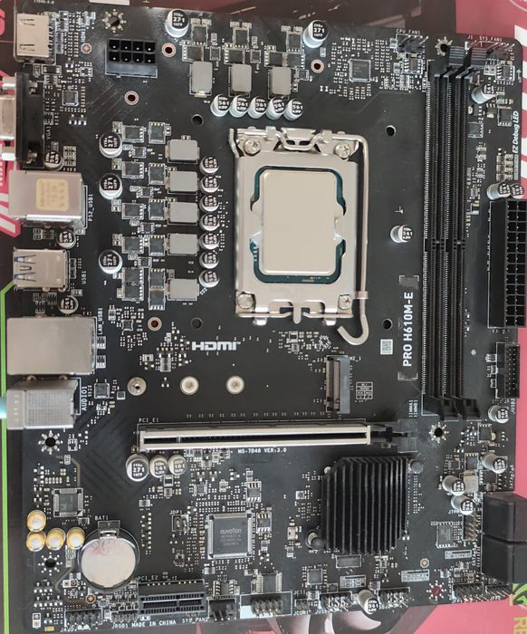 Материнская плата MSI PRO H610M-E DDR5 (LGA1700)