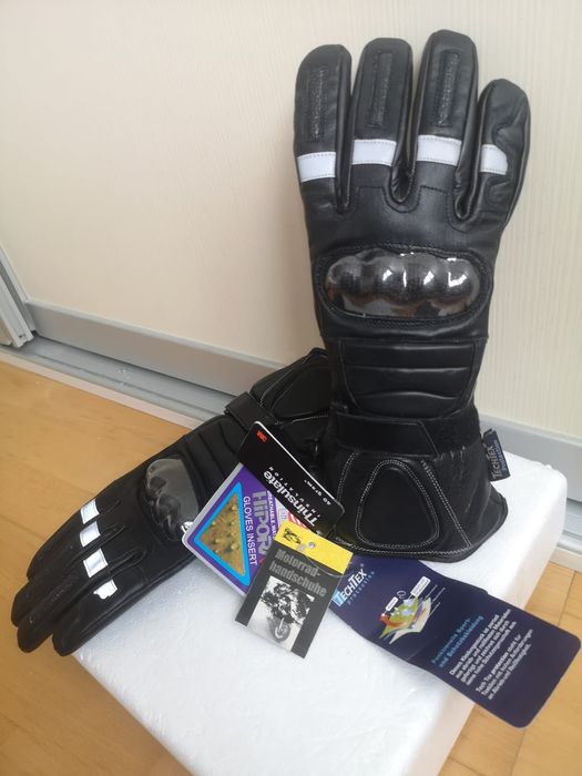 Manus noi moto atv scuter Hipora  piele naturala  kevlar