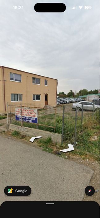 DE INCHIRIAT TEREN SUPRAFATA 1500 mp+CADIRE P+1 180 mp+Container tip birou
