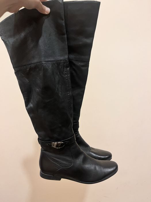 Сапоги осенние 37 р. кожа