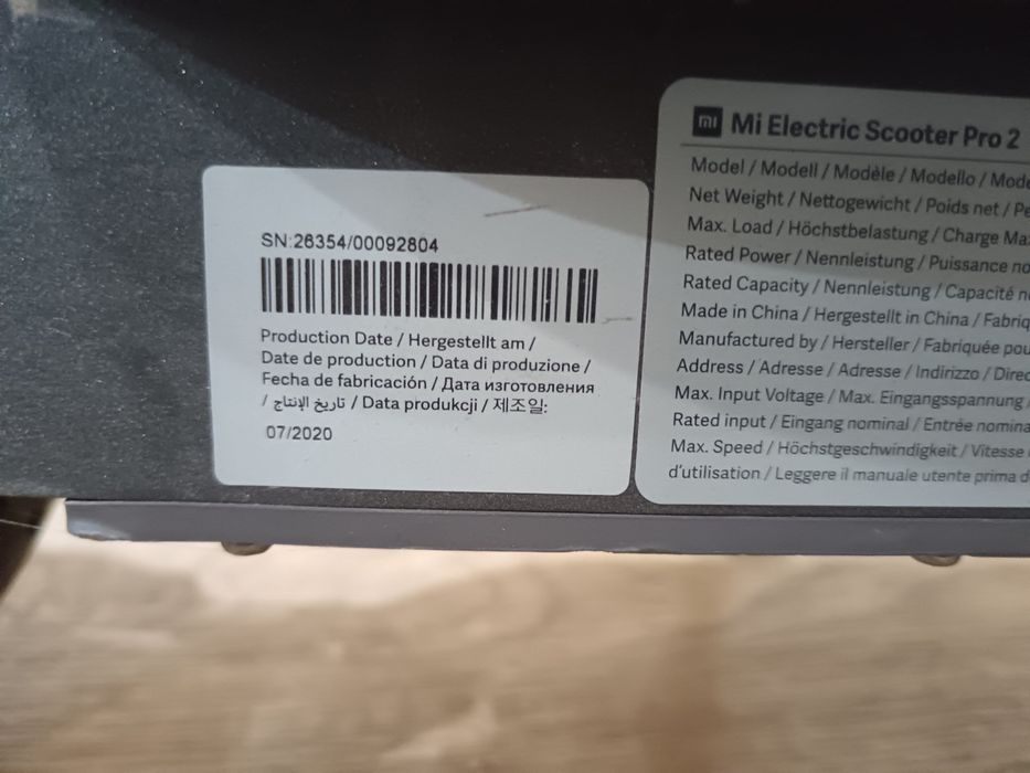 Электросамокат MI Electric Scooter Pro 2