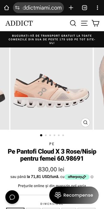 Adidasi alergare On Running Cloud Helion X3 marimea 40,5 zero km