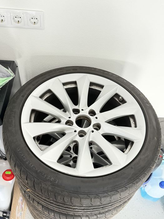 Roti aliaj originale Bmw X3 cu cauciucuri de vara 225/45/18