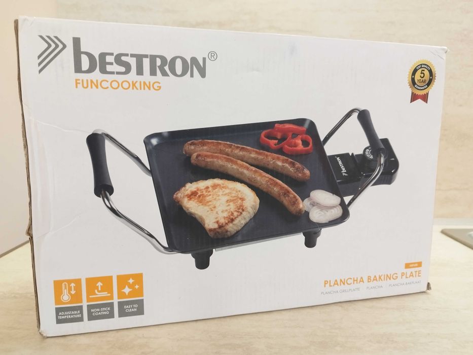 Тава/скара/плоча за печене BESTRON ABP600 Plancha, 1000 W