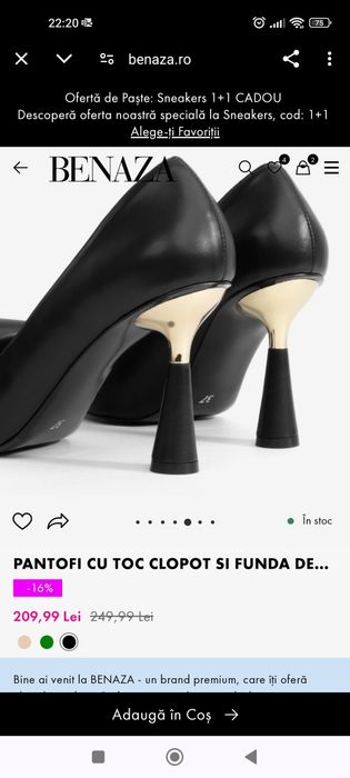 Pantofi Benaza marimea 40