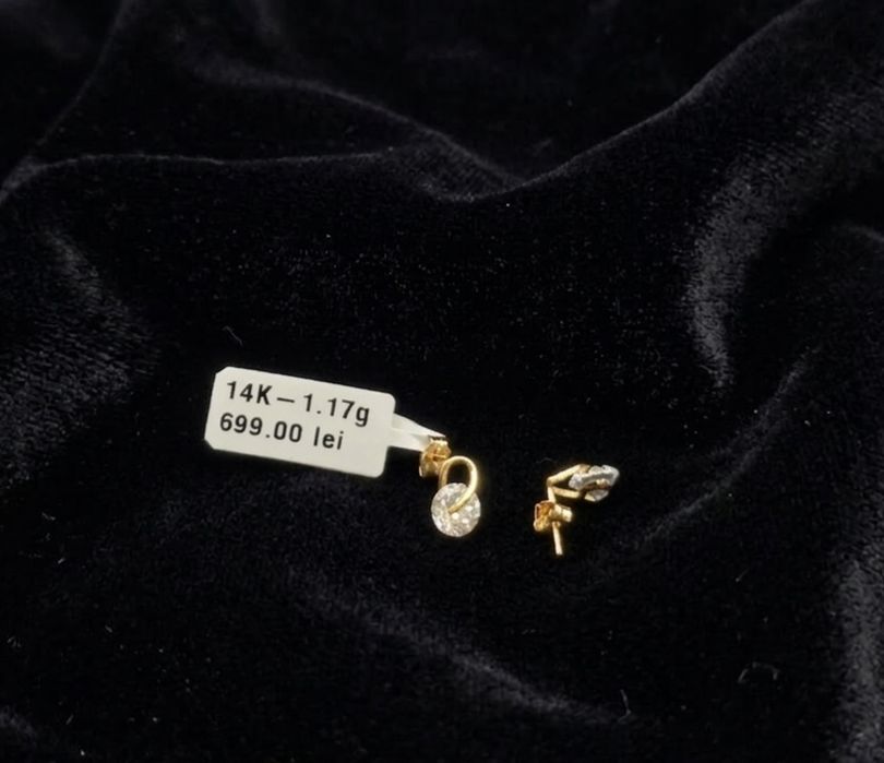 Cercei aur 14k 1.17gr