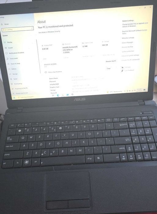 Laptop Asus X54c