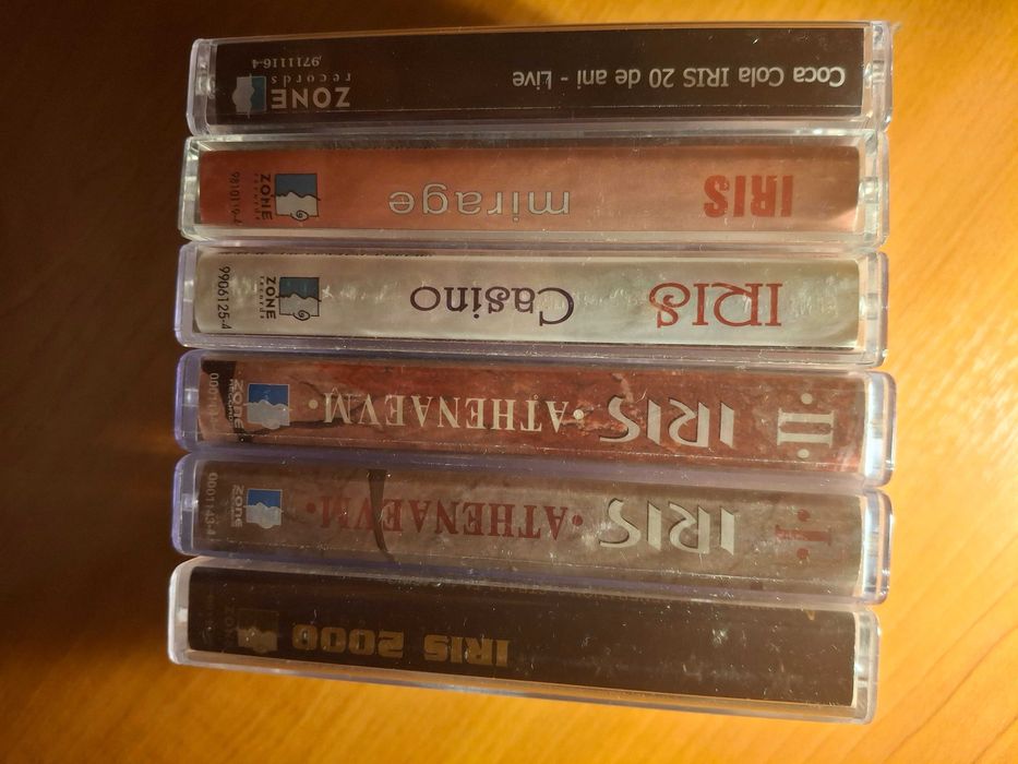 Lot casete audio muzica românească rock IRIS
