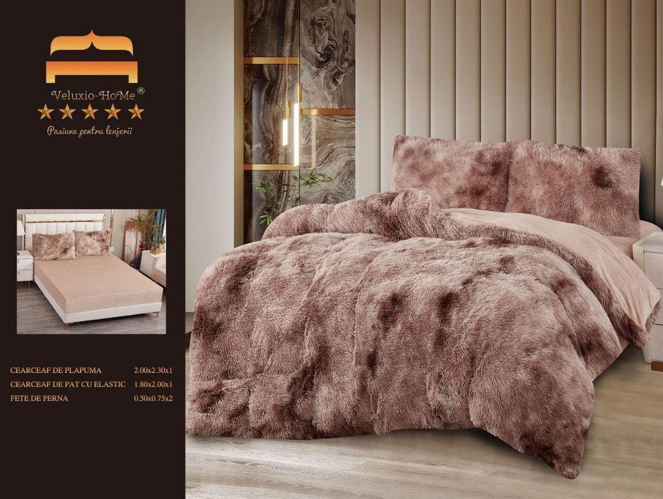 Lenjerii pufoasei cocolino  fluffy cu catifea