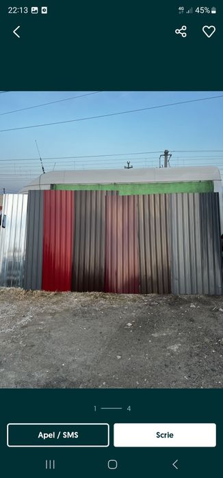 Vand Tabla Cutata Zincata Și Colorata Diferite Grosimi