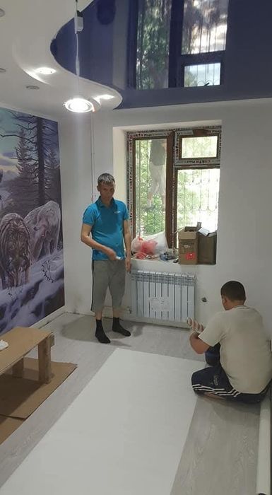 Обои. Декоративная штукатурка. Покраска стен. Ламинат.