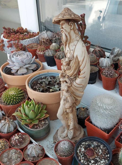 Статуетка Азиатски ловец на птици.