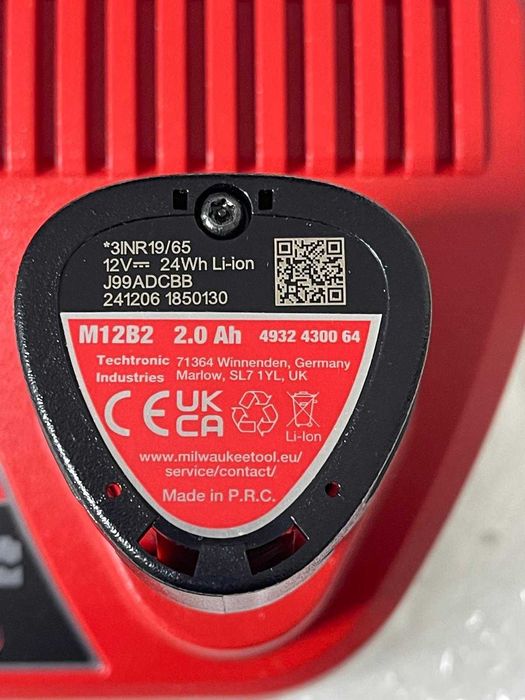 Set Milwaukee M12 NRG-201 Energy + 1 baterie Li-Ion 12V 2,0 Ah