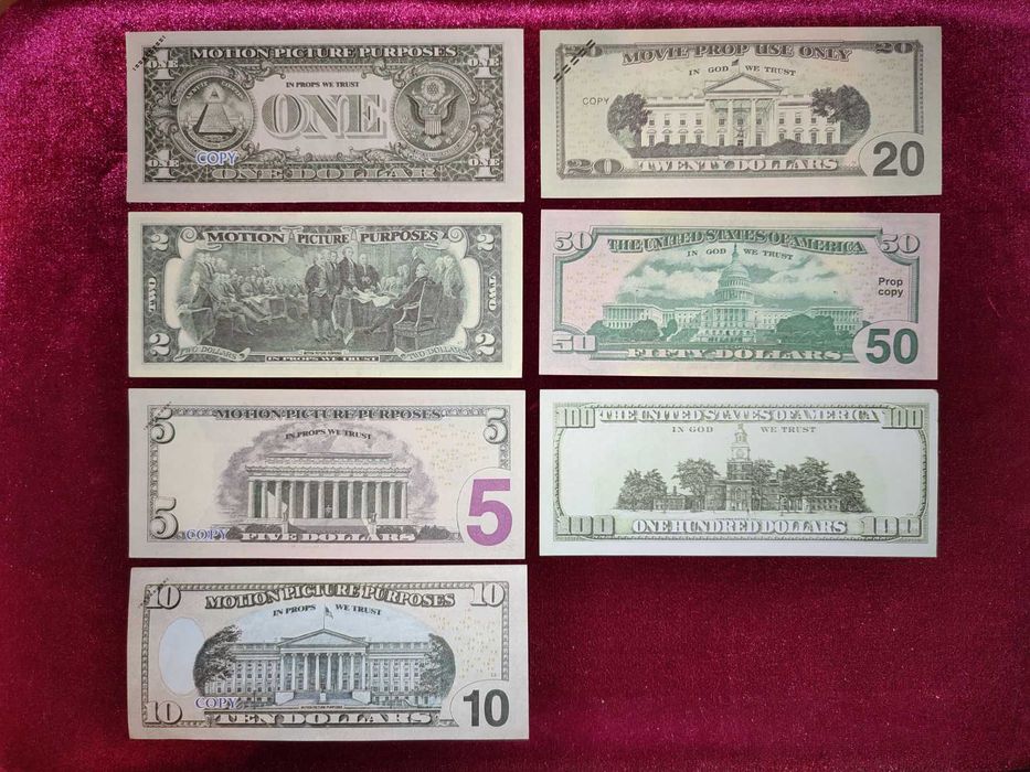 ЛОТ реквизитни сувенирни  Банкноти