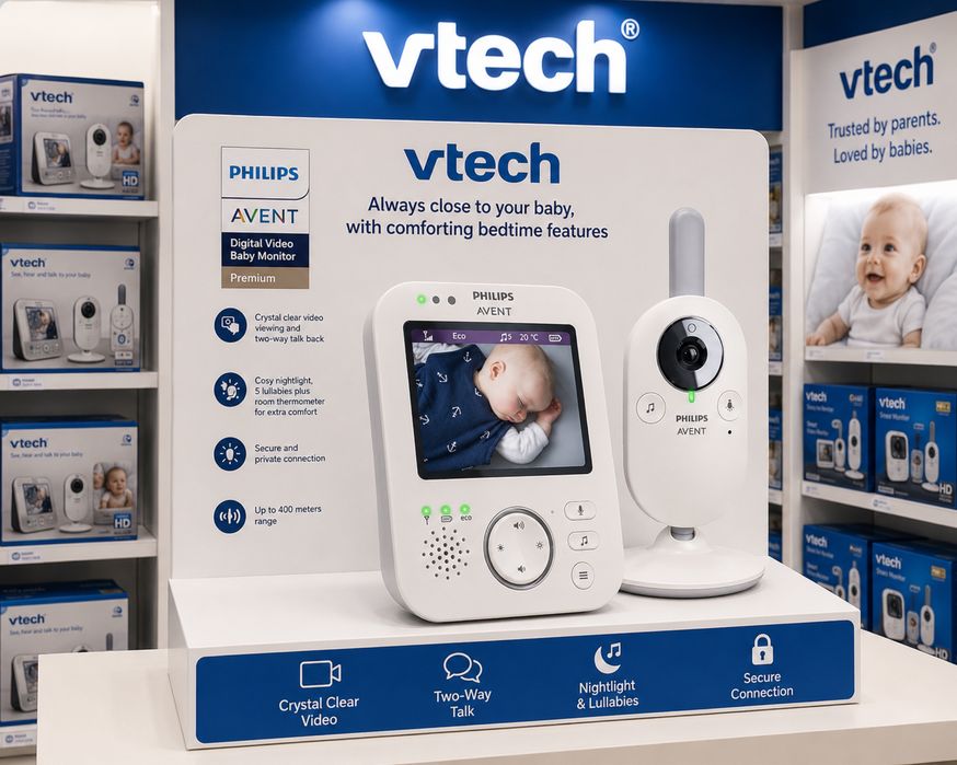 Видеоняня Радионяня Philips Avent SCD 843 Premium quality