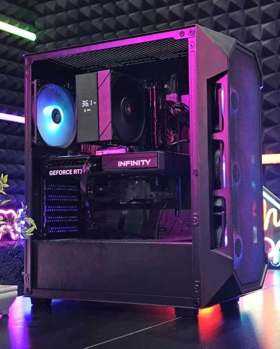 Ryzen 5-7500F/RTX 5060 8GB/RAM 32GB/SSD 1TB/Чисто Нов-Гаранция!