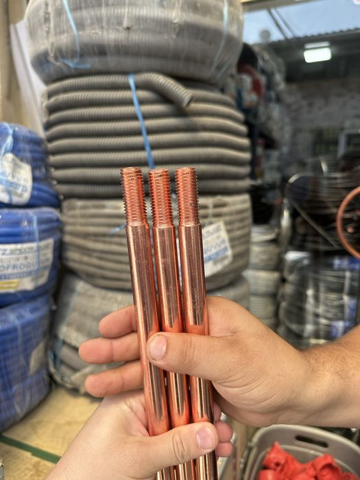 Zazemleniya mis prud 1,5 metr, заземления медь пруд 1,5 метр