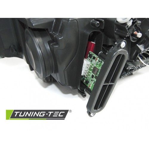 Faruri BMW F30/F31 ANGEL EYES LED BLACK- Noi cu factura -12 rate-