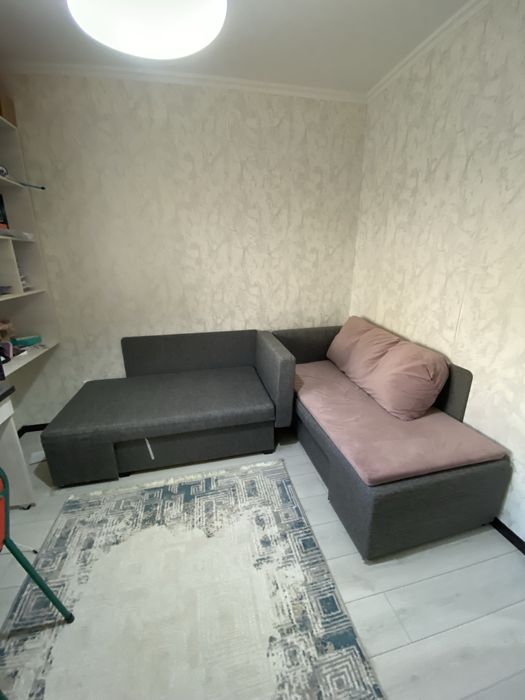 Диваны икеа, серый, 2 шт. Раскадывается.