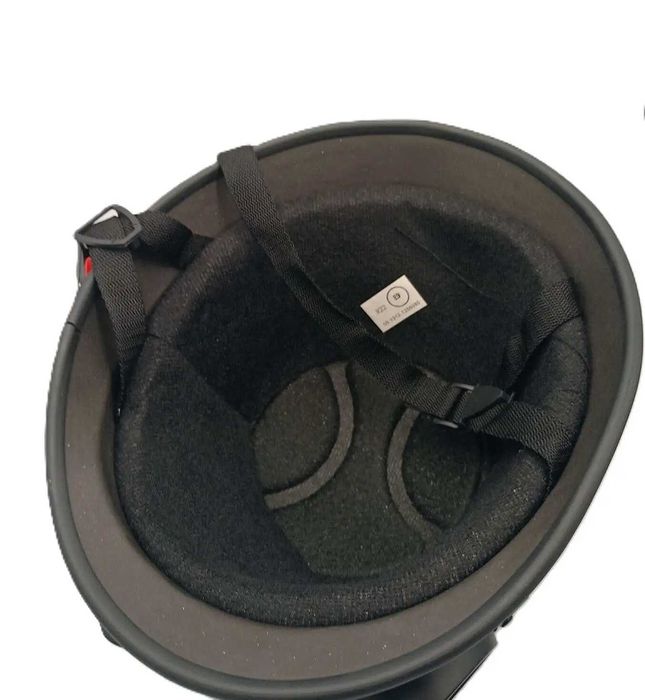 Комплект каска за мотор ретро чопър тип канче войнишка и ретро очила