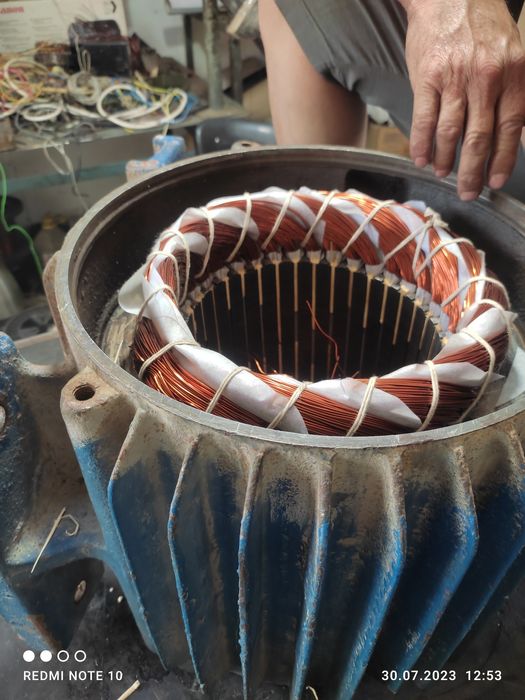 Перемотка электродвигателья