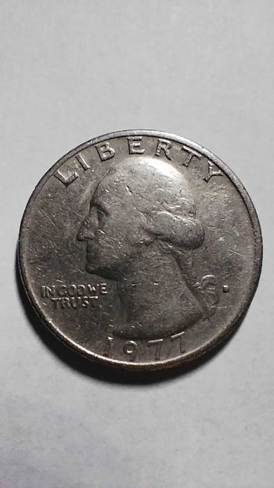 MONEDE RARE - QUARTER DOLLAR -  1966/1967/1974/1977