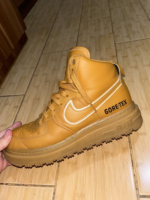Ghete Nike af1 high GORETEX reflectorizanti  maro marimea 41