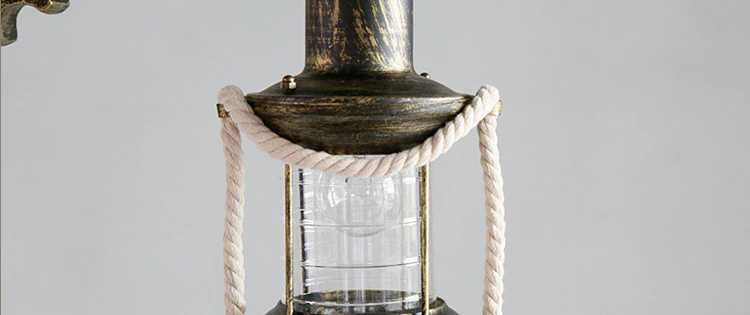 Намален! Винтидж полилей Ретро газена лампа