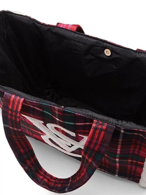 Чанта  Victoria’s Secret Plaid Tote