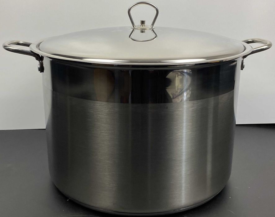 Oala inox 26 litri cu capac pentru gatit cantitati mari