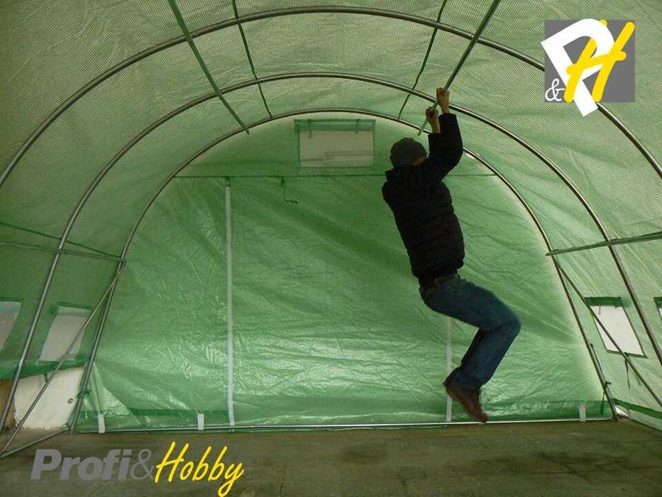 Висока оранжерия парник - здрава 32х1,1 мм конструкция